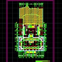 某寺庙三层大雄宝殿建筑施工图免费下载 园林古建