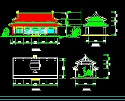 寺庙平立剖面图免费下载 - 园林古建 - 土木工程网