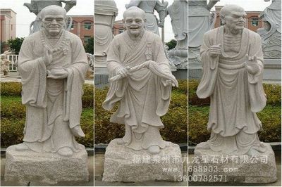 【石雕产品】石雕十八罗汉 青石18罗汉 五百罗汉佛像 专业定制