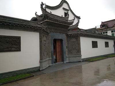 黄山新月徽派古建园林工程