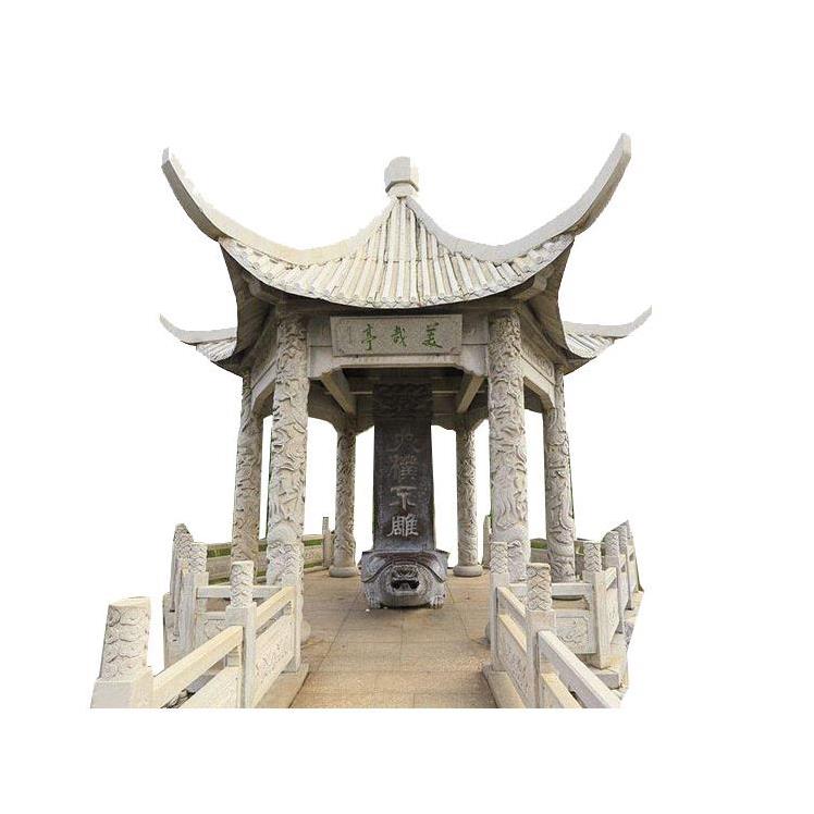 石亭子 石牌坊-惠安鸿信园林古建工程-qyt.com