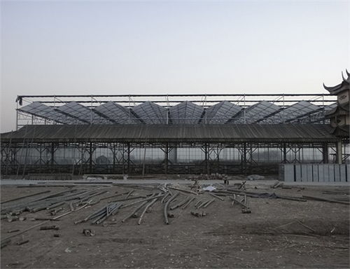 保定仿古长廊厂家 邵瑜古建 唐县卲瑜古建园林加工厂 主要承揽项目有 各种大型喷泉 假山工程