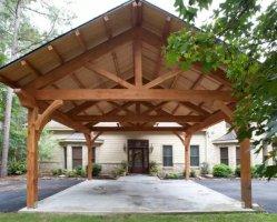 专业做防腐木葡萄架