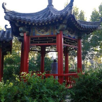 亭台楼阁 观海长廊 园林景观长廊 凉亭 仿古建筑施工 山东硕丰古建园林工程厂