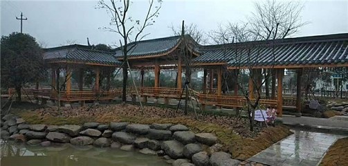 园林古建长廊-承信古建承接古建工程-嘉兴古建长廊