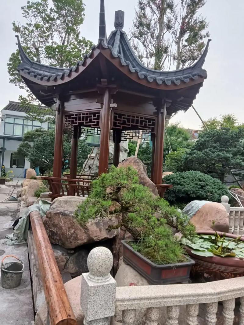 古建六角亭 - 江西文彬古建园林建筑工程