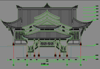 仿古遗迹保护维修工程施工图纸免费下载 - 园林古建 - 土木工程网