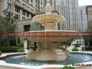 造型精致 喷水钵 石雕水钵 大理石喷泉水钵 石雕喷泉
