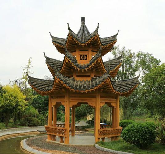 中式亭子-北京景通园林古建工程