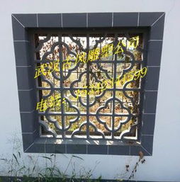 武汉水泥围墙窗花,水泥预制窗花,窗花模具,水泥制品窗花,水泥古建窗花