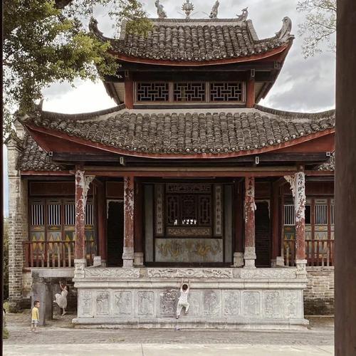 各具特色的明清风格戏台@陕西古锦园林古建工程