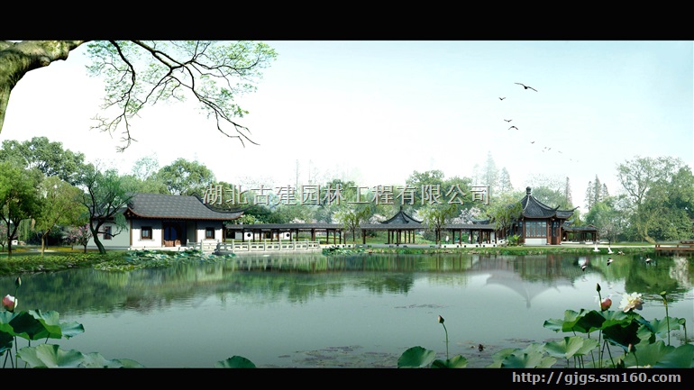 武汉古建园林景观的规划设计与施工实践