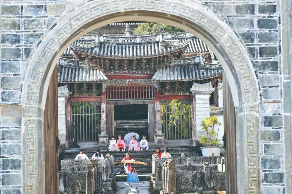 江西文青园林古建工程产品图库 传统匠艺与生态绿化的完美融合